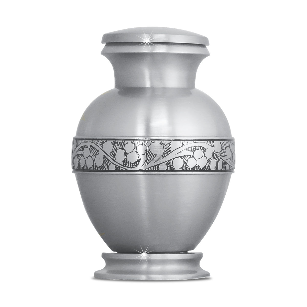 Protected Pewter Infant Urn