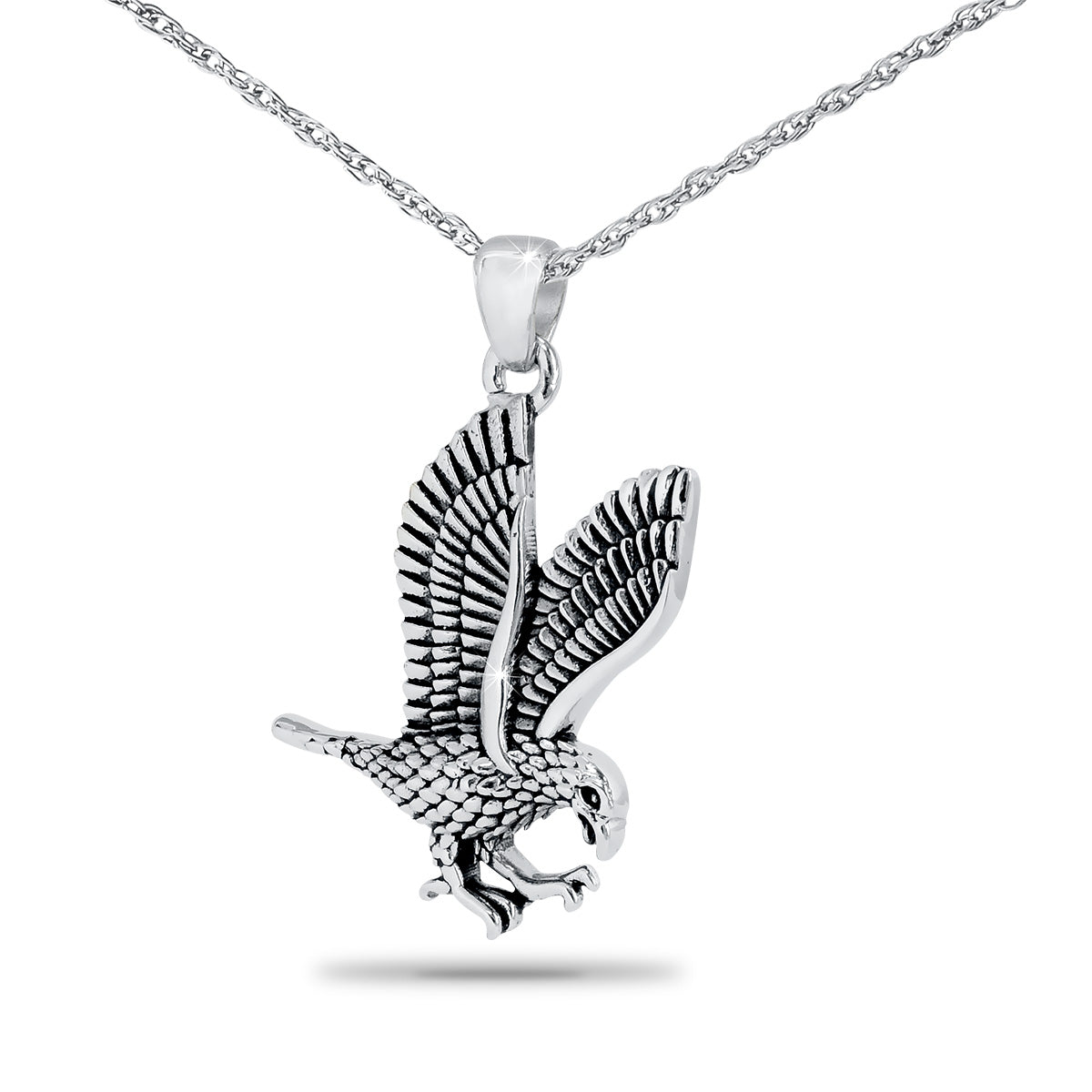 Honored Eagle Silver Keepsake