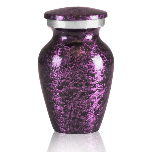Purple Marbled Pewter Keepsake