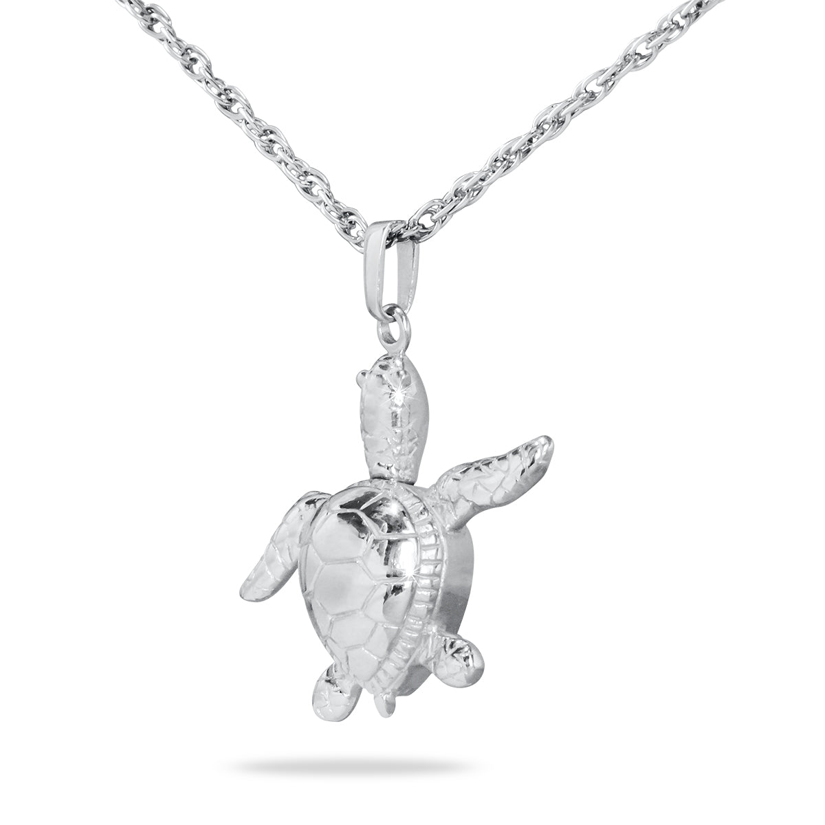 Turtle Silver Pendant Urn