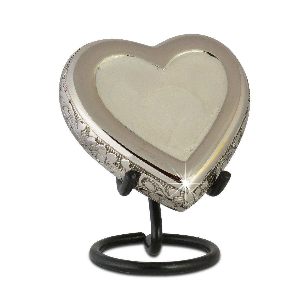 Silver Heart Reflection Keepsake